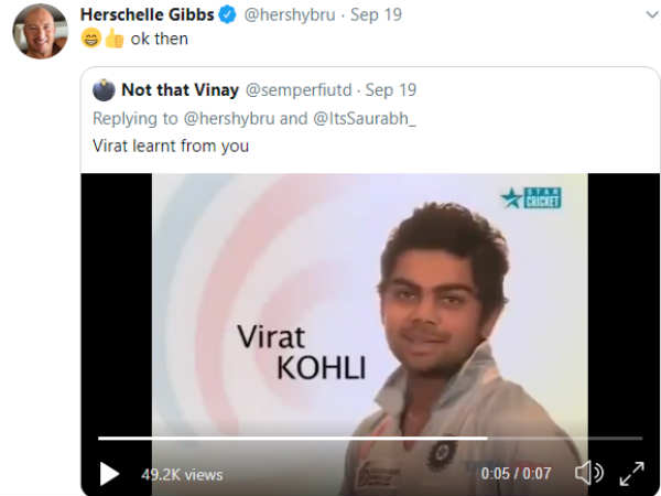 ഗിബ്സിന്റെ ട്വീറ്റ്